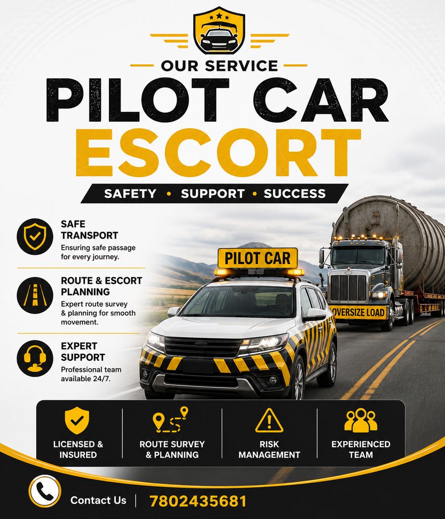 Oversize Load Pilot Car Escort - Samra Car Pilot Services Ltd