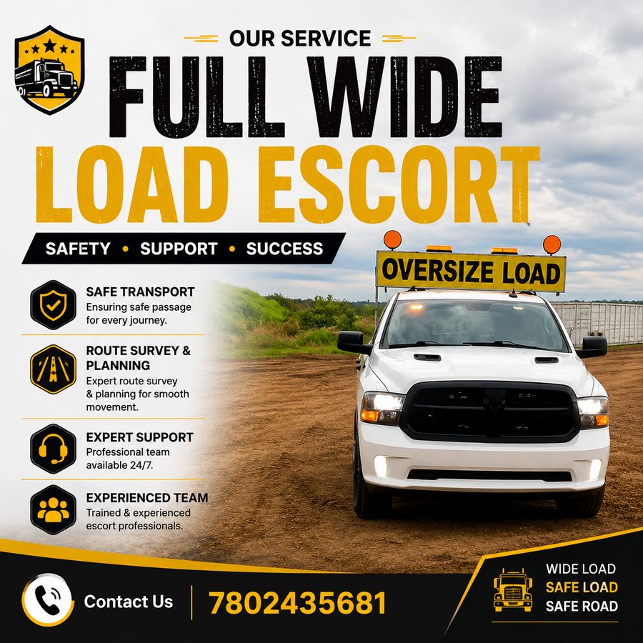 Wide Load Escort Services - Samra Car Pilot Services Ltd